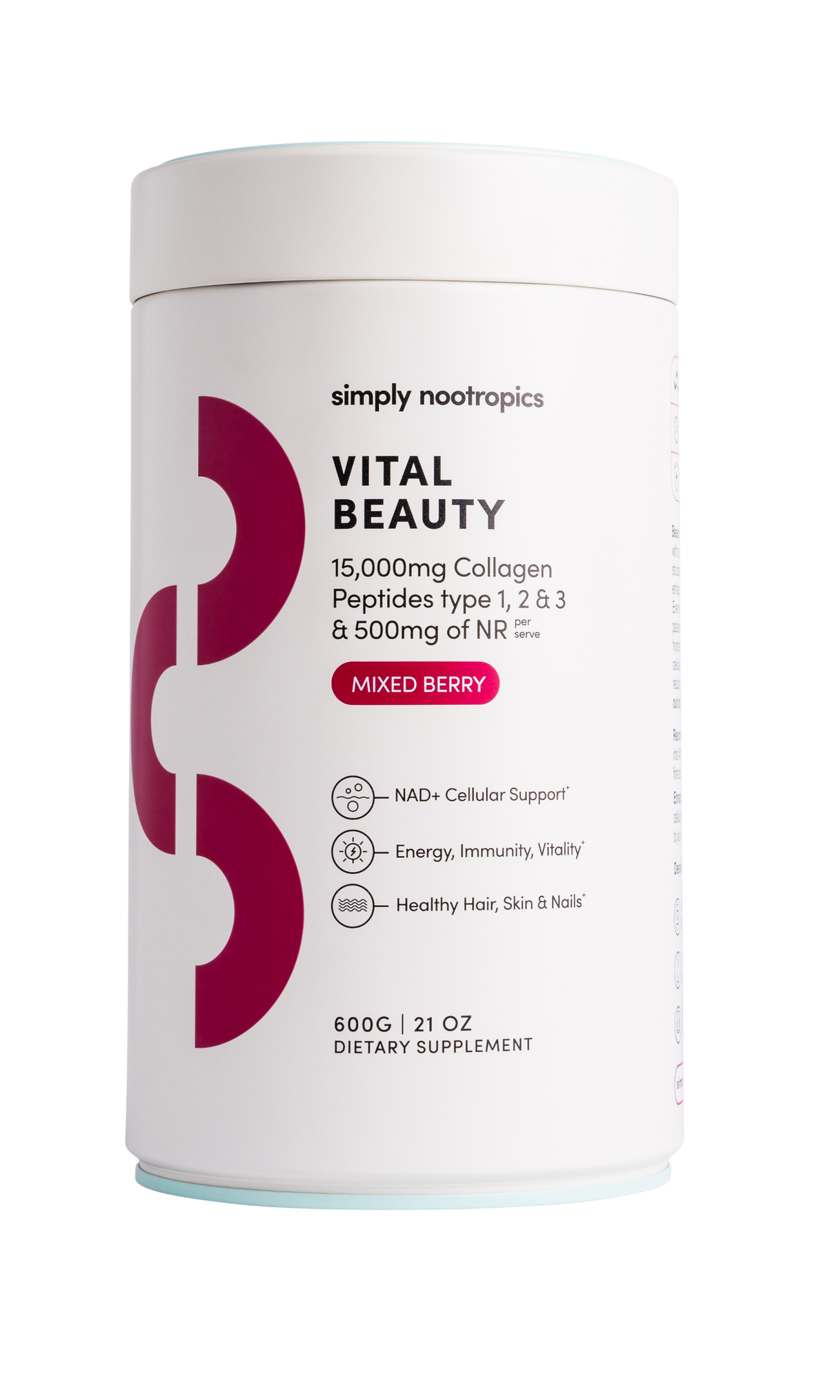 Vital Beauty Collagen Powder Mixed Berry - 600g